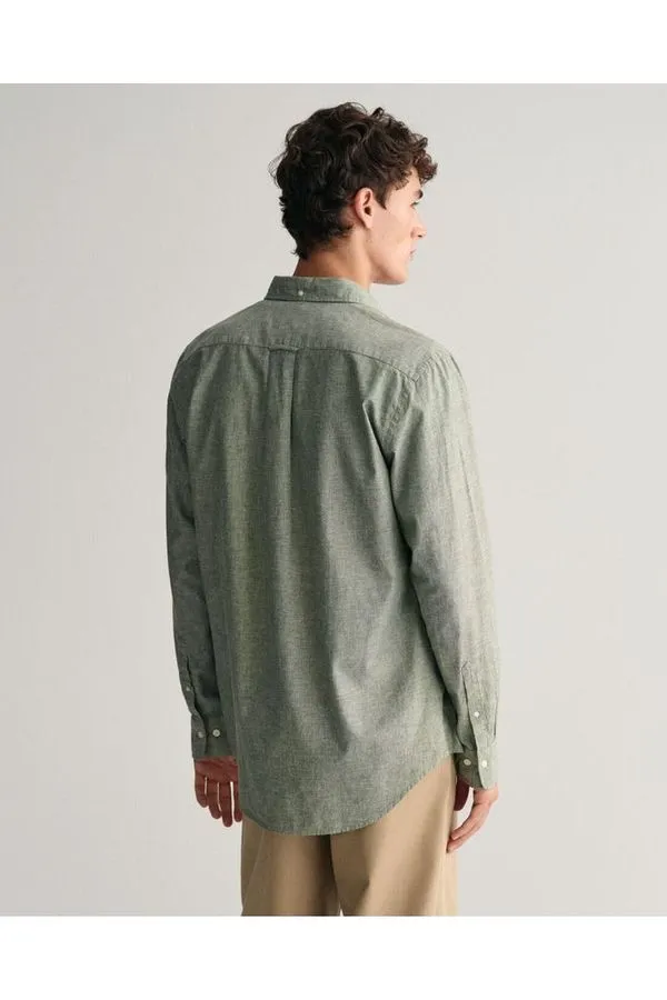 REG COTTON LINEN SHIRT