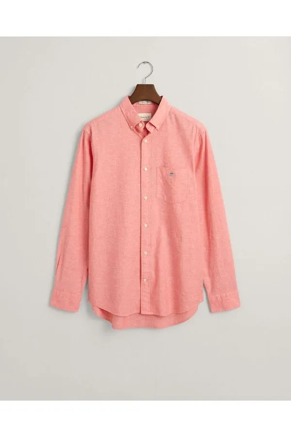REG COTTON LINEN SHIRT
