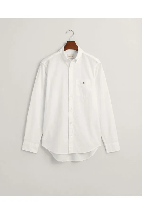 REG COTTON LINEN SHIRT