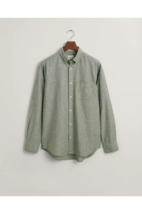 REG COTTON LINEN SHIRT