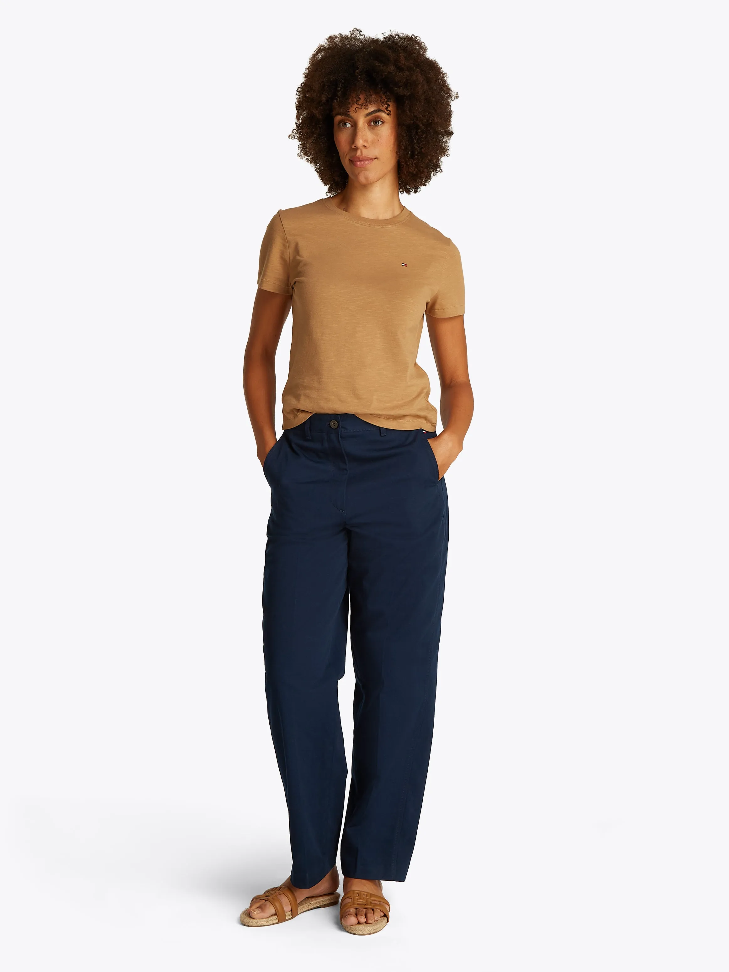Relaxed Straight Leg Chinos