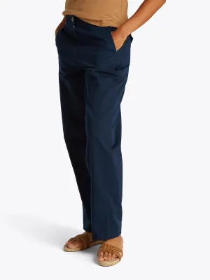 Relaxed Straight Leg Chinos