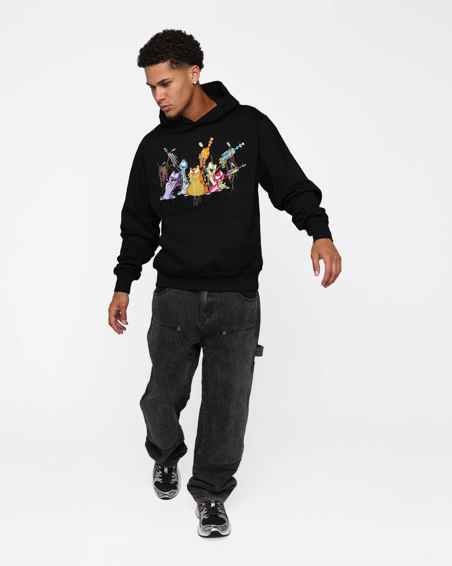 Renowned LA Shredded Monstars Hoodie Black