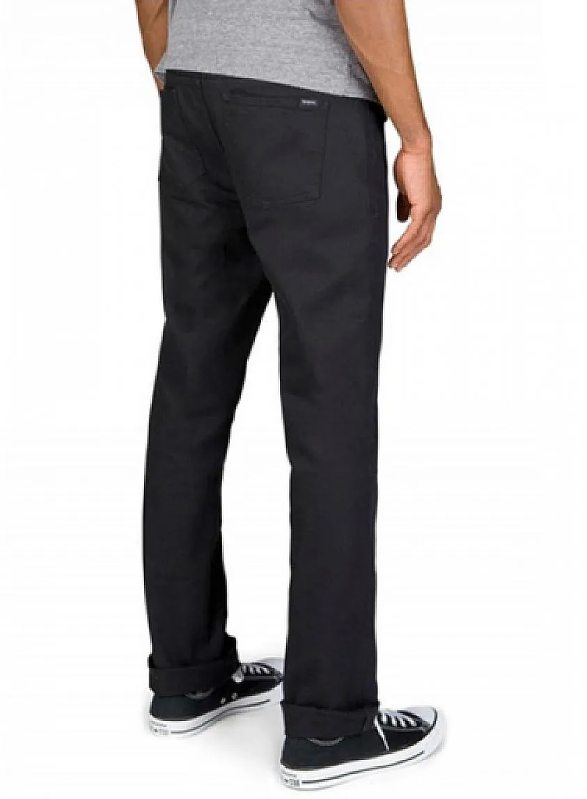 Reserve Standard Fit 5-Pocket Black Pant