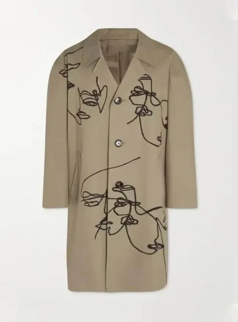 Robyn McCall The Equalizer S03 Queen Latifah Printed Trench Coat