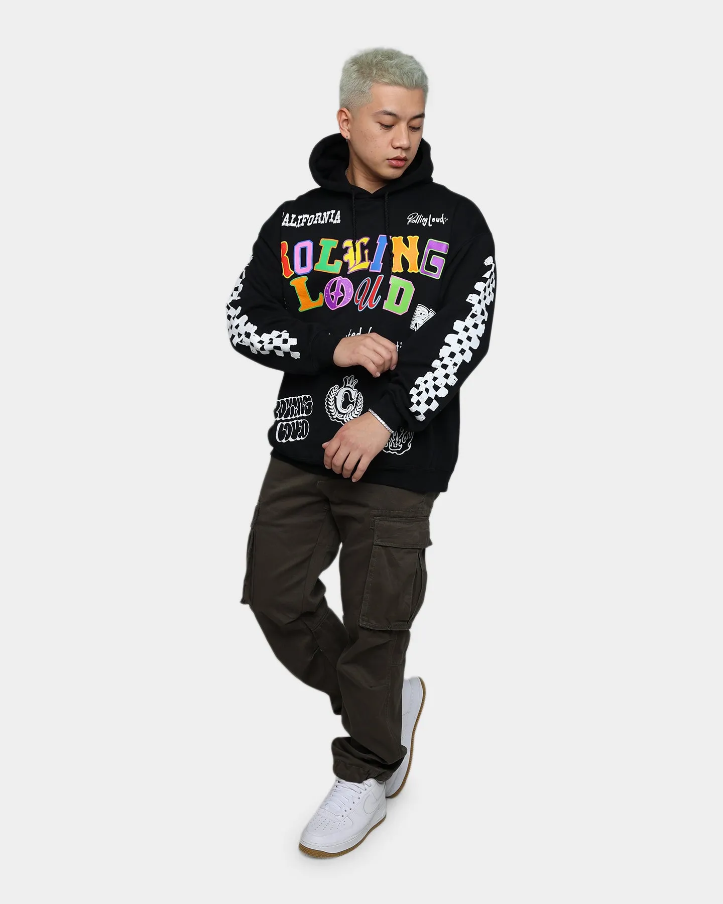 Rolling Loud Rolling Loud Line Up Hoodie Black