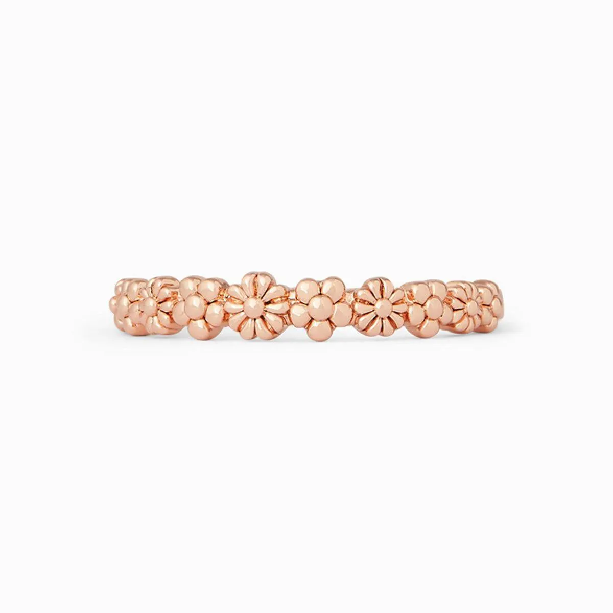 Rose Gold Silver Stacking Ring
