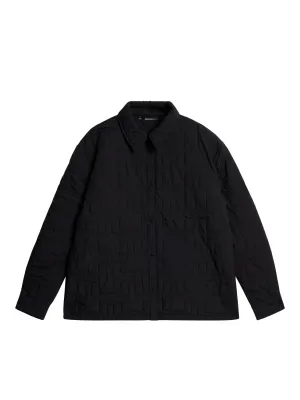 Rose Padded Shirt / Black