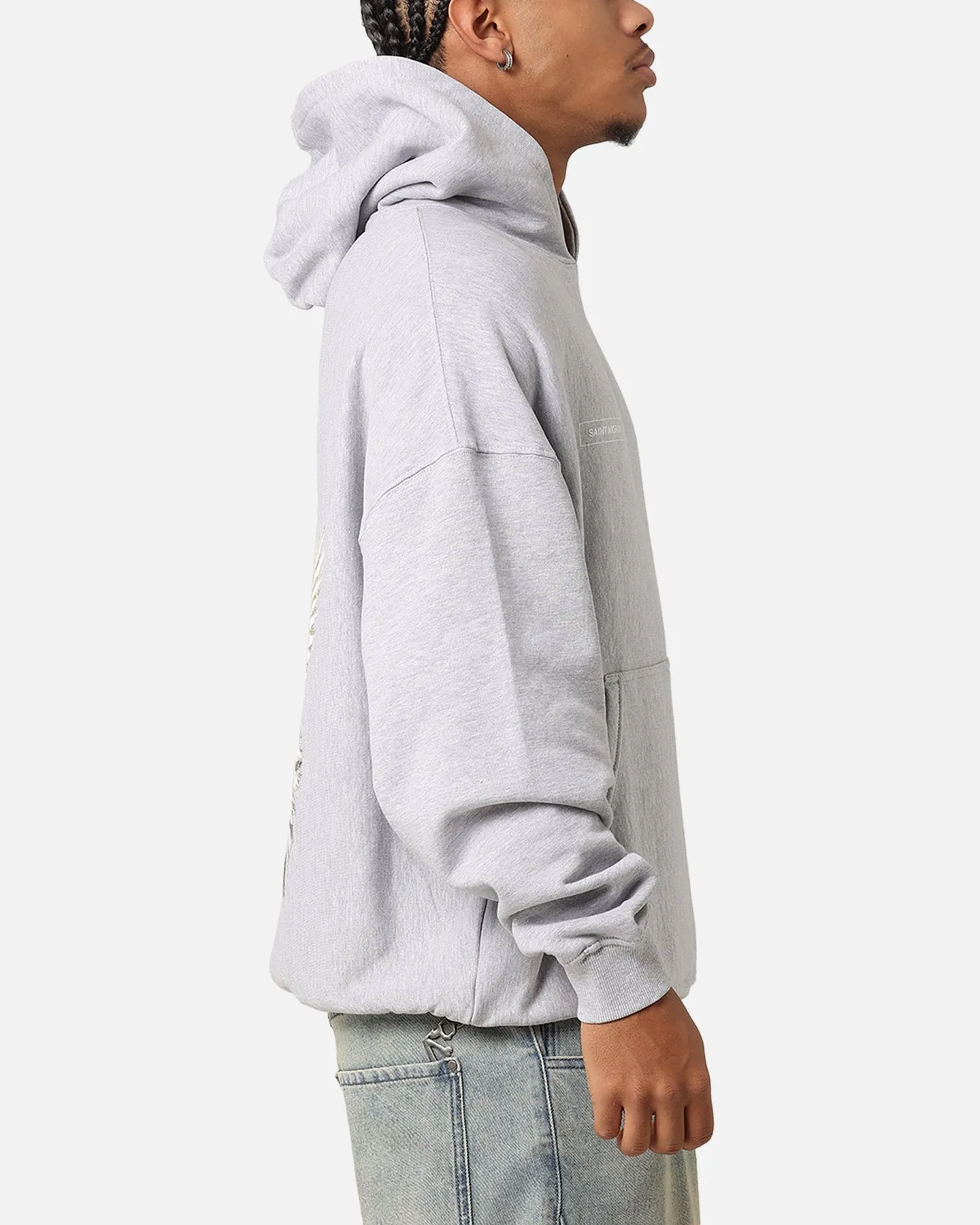 Saint Morta Doves Vintage Hoodie Light Marle