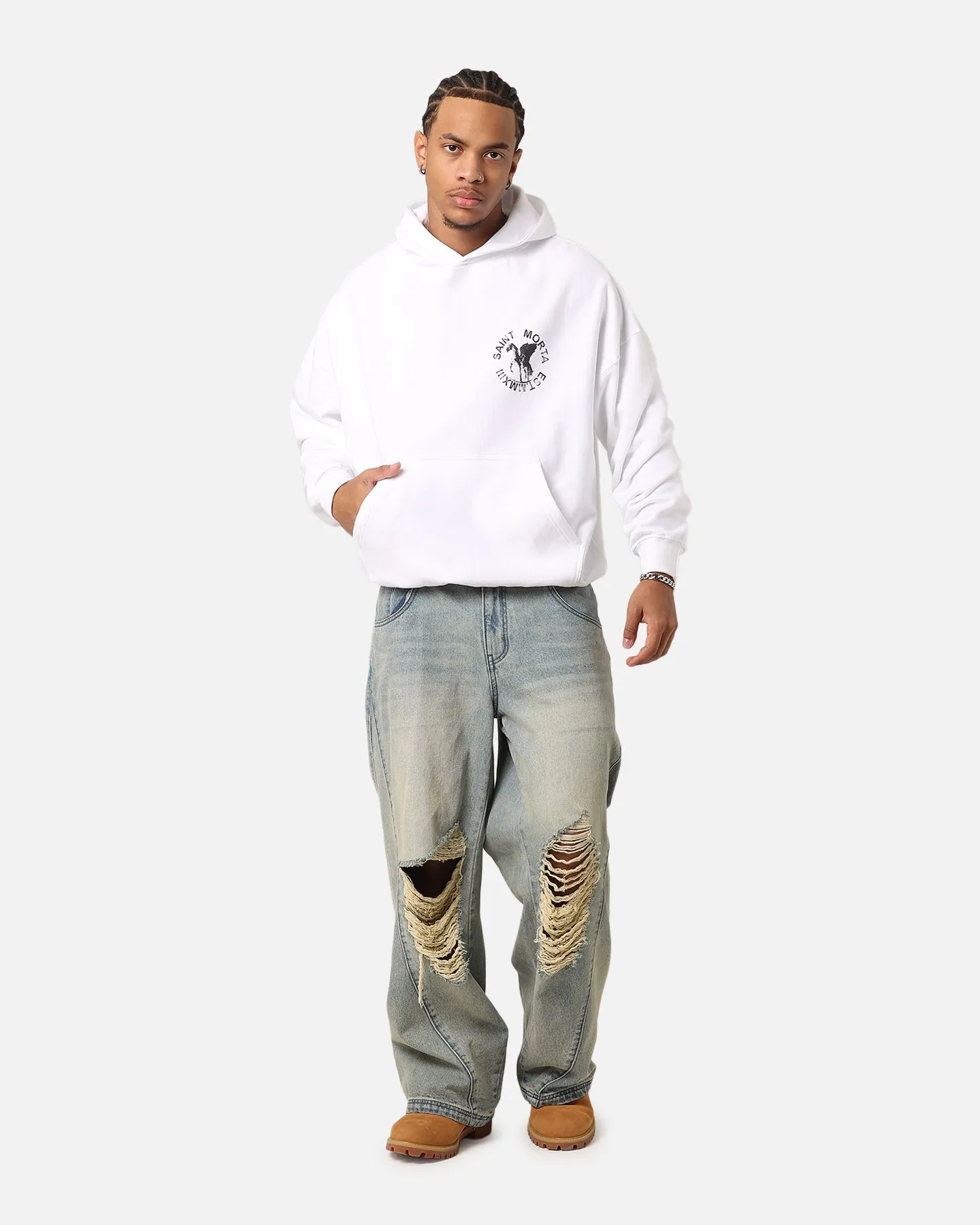 Saint Morta Pegasus Premium Hoodie White