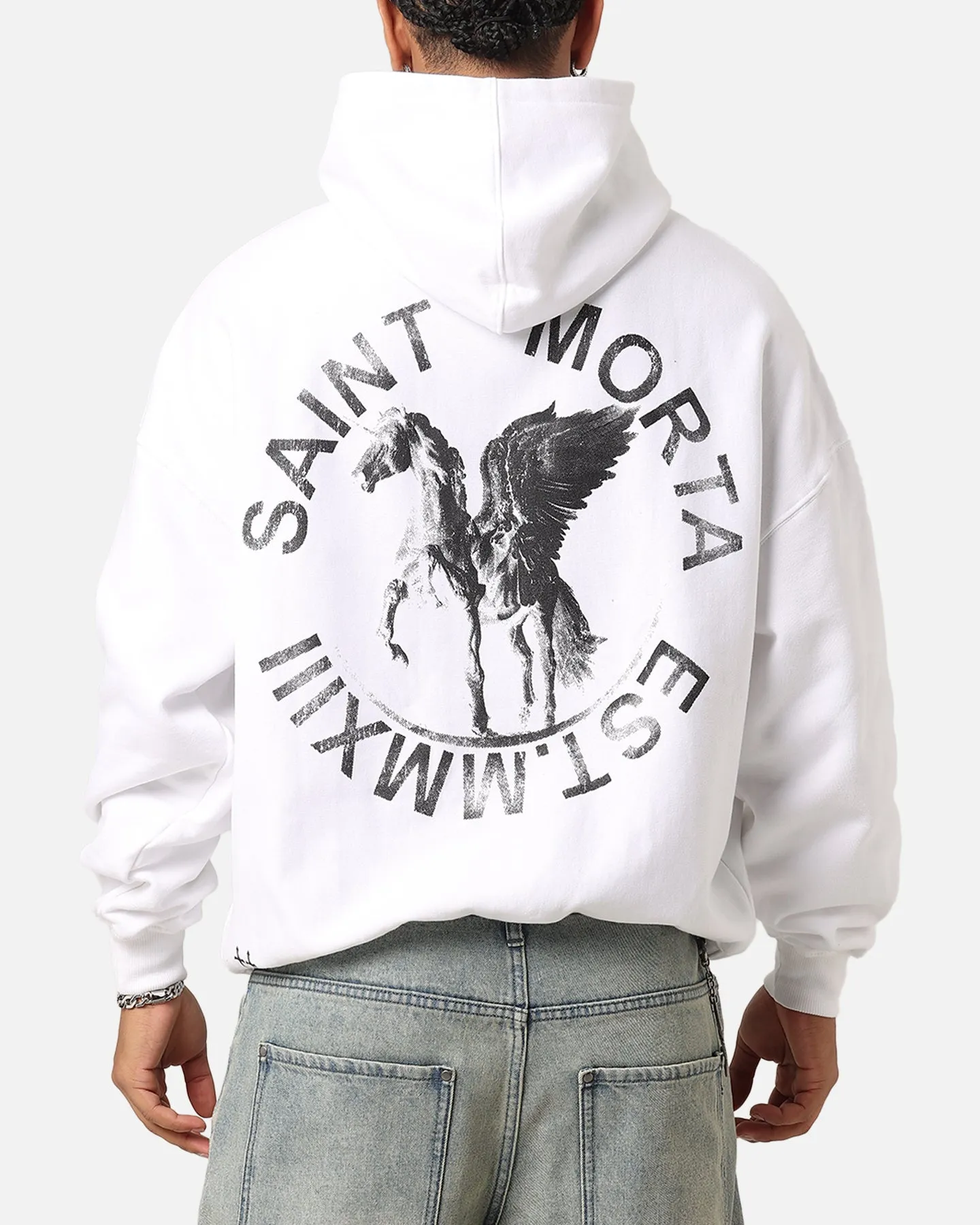 Saint Morta Pegasus Premium Hoodie White