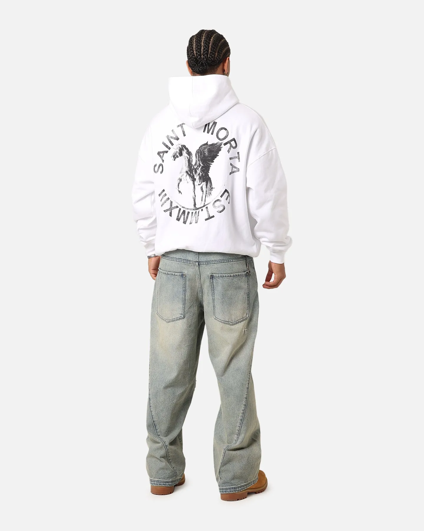 Saint Morta Pegasus Premium Hoodie White