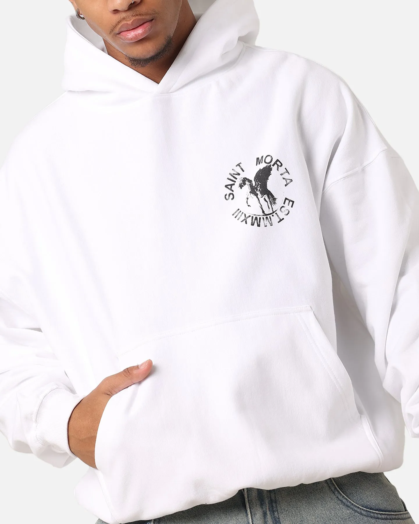 Saint Morta Pegasus Premium Hoodie White