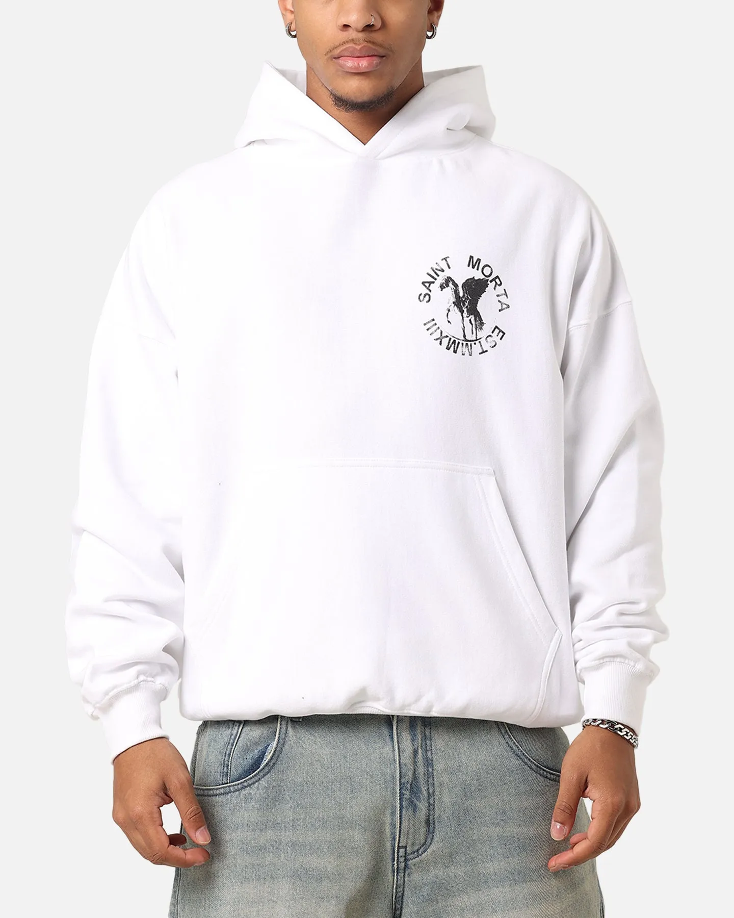 Saint Morta Pegasus Premium Hoodie White