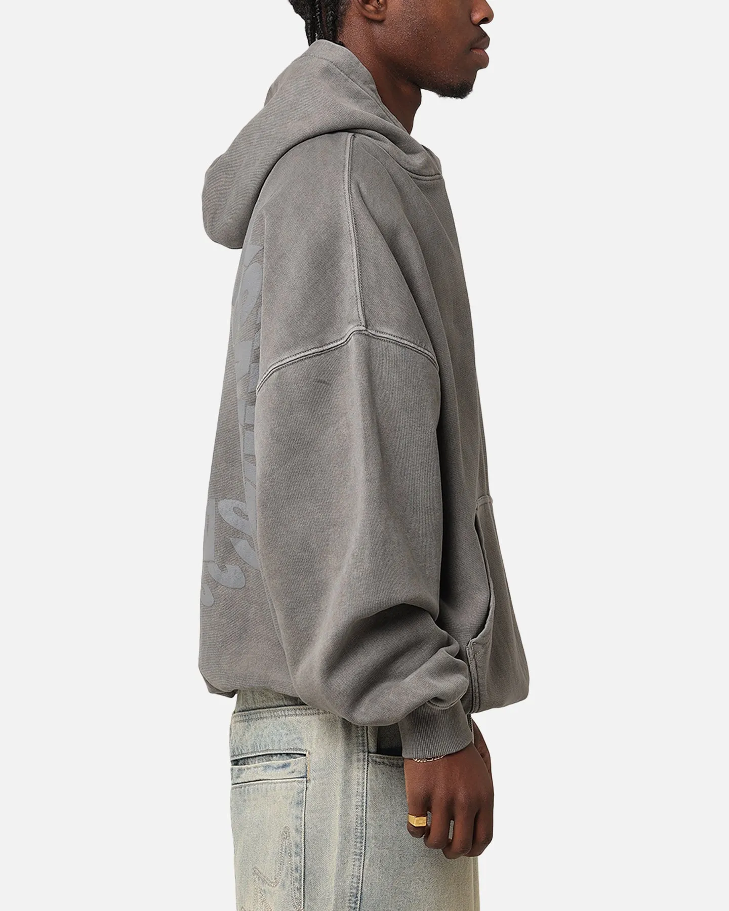 Saint Morta Rave Premium Hoodie Washed Charcoal