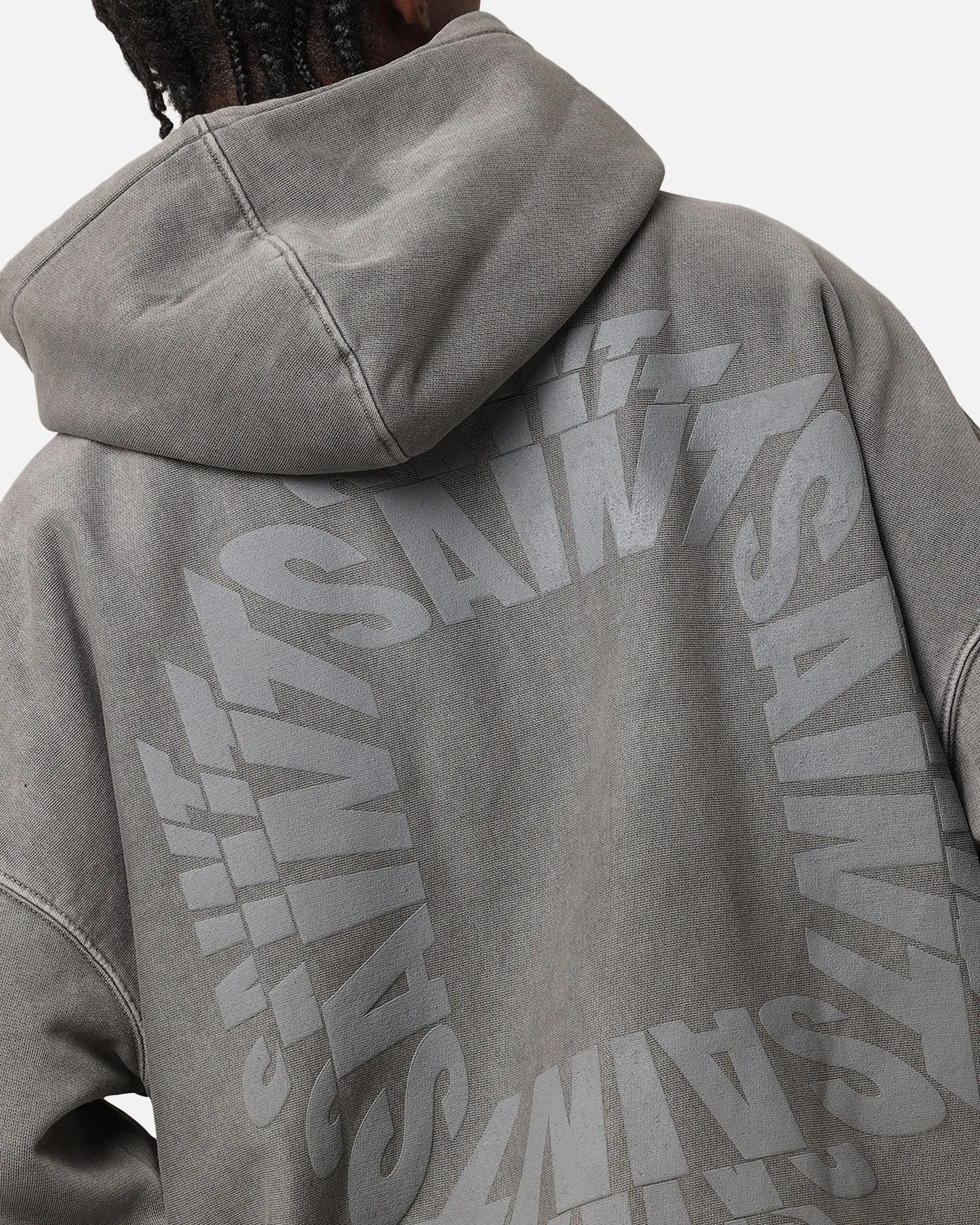 Saint Morta Rave Premium Hoodie Washed Charcoal