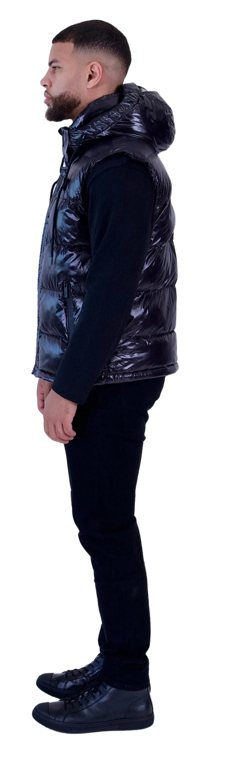 Sicily Men's Cire Puffer Vest