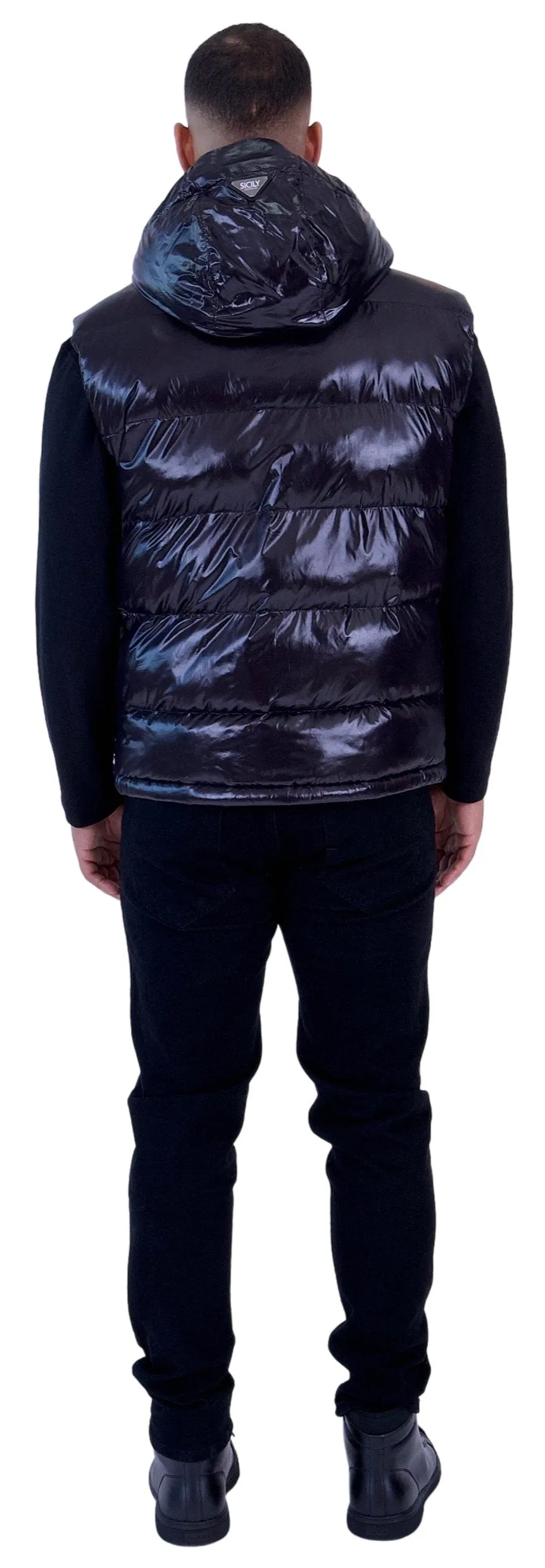 Sicily Men's Cire Puffer Vest