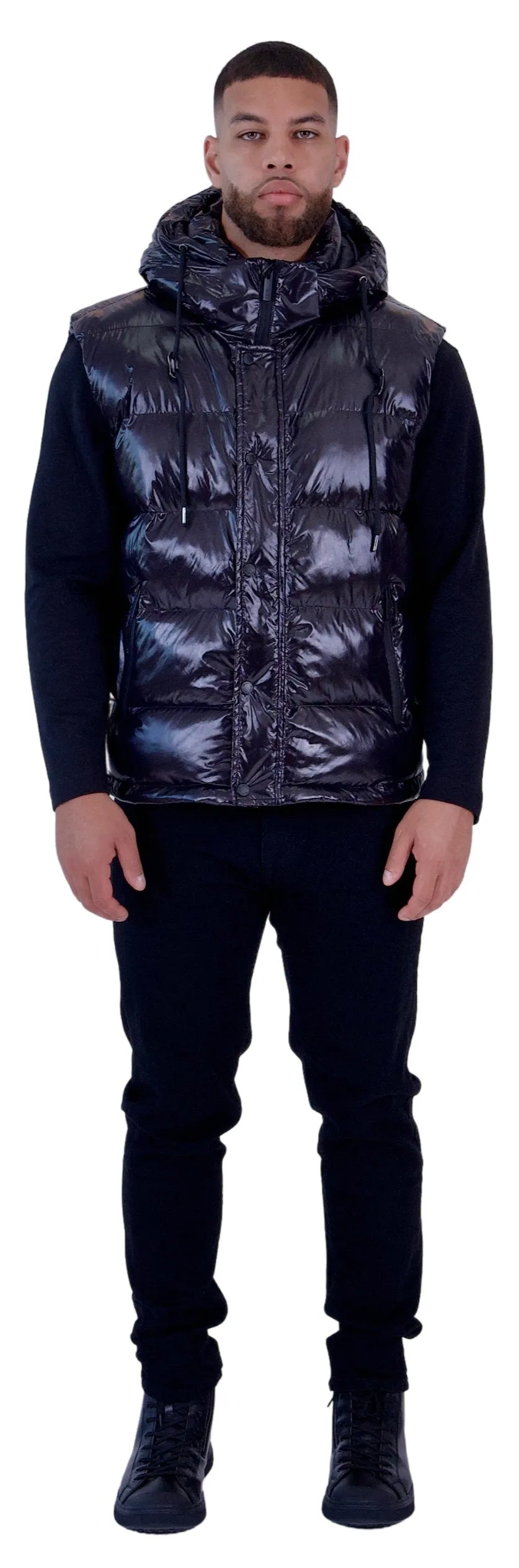 Sicily Men's Cire Puffer Vest