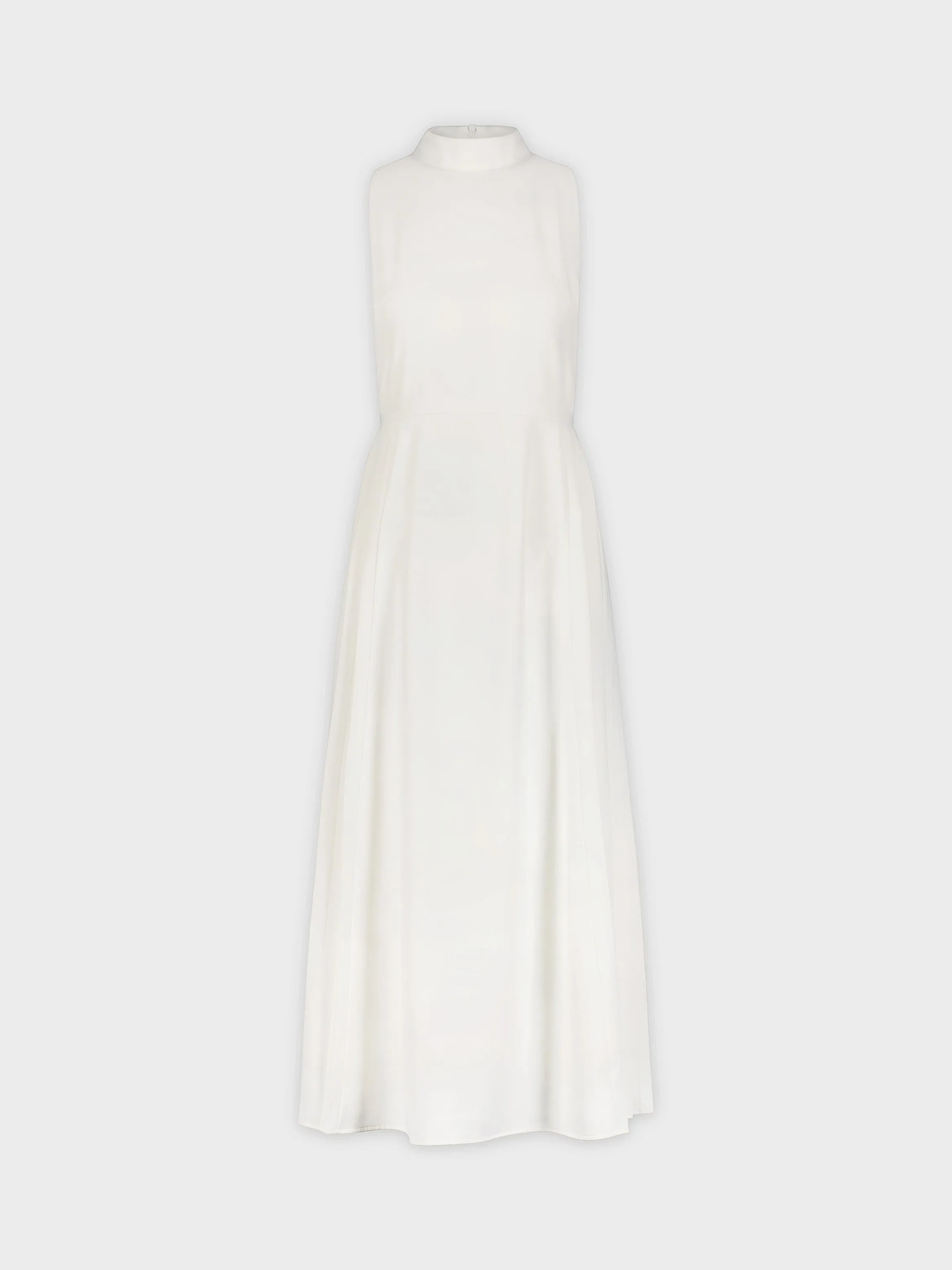 Side Pleat Jumper-Cream