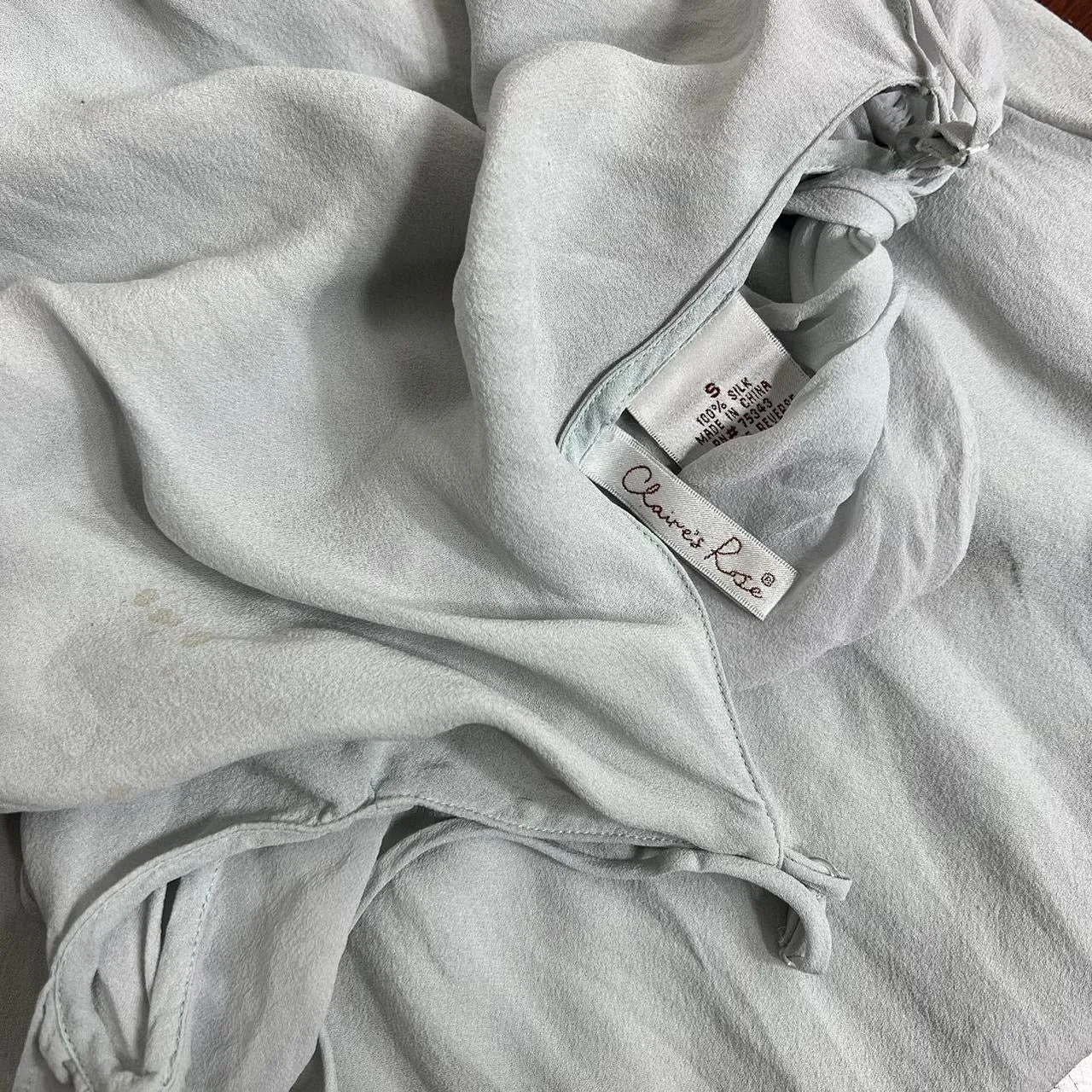 Silk midi dress