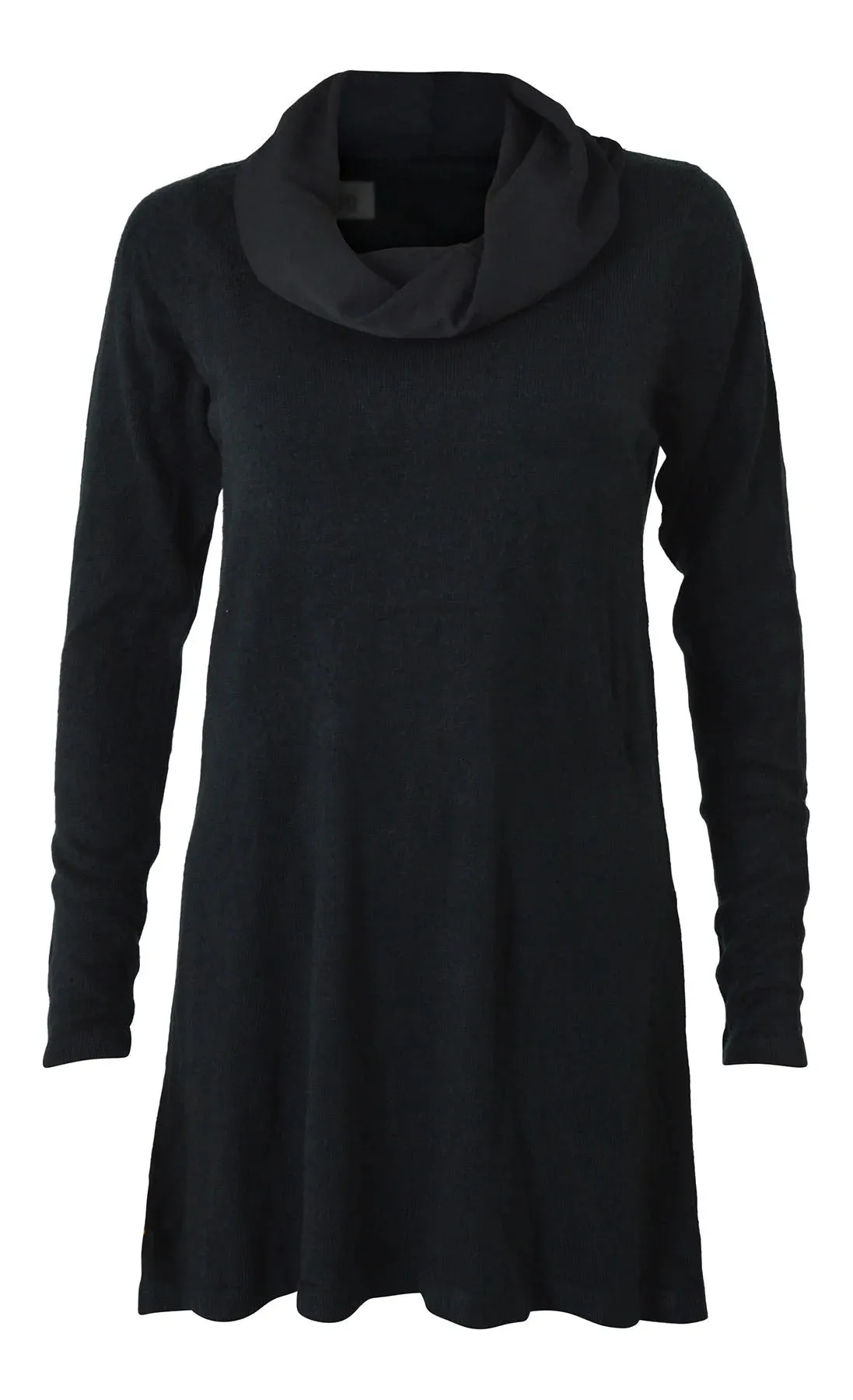 Silky Cowl Neck Tunic Jumper