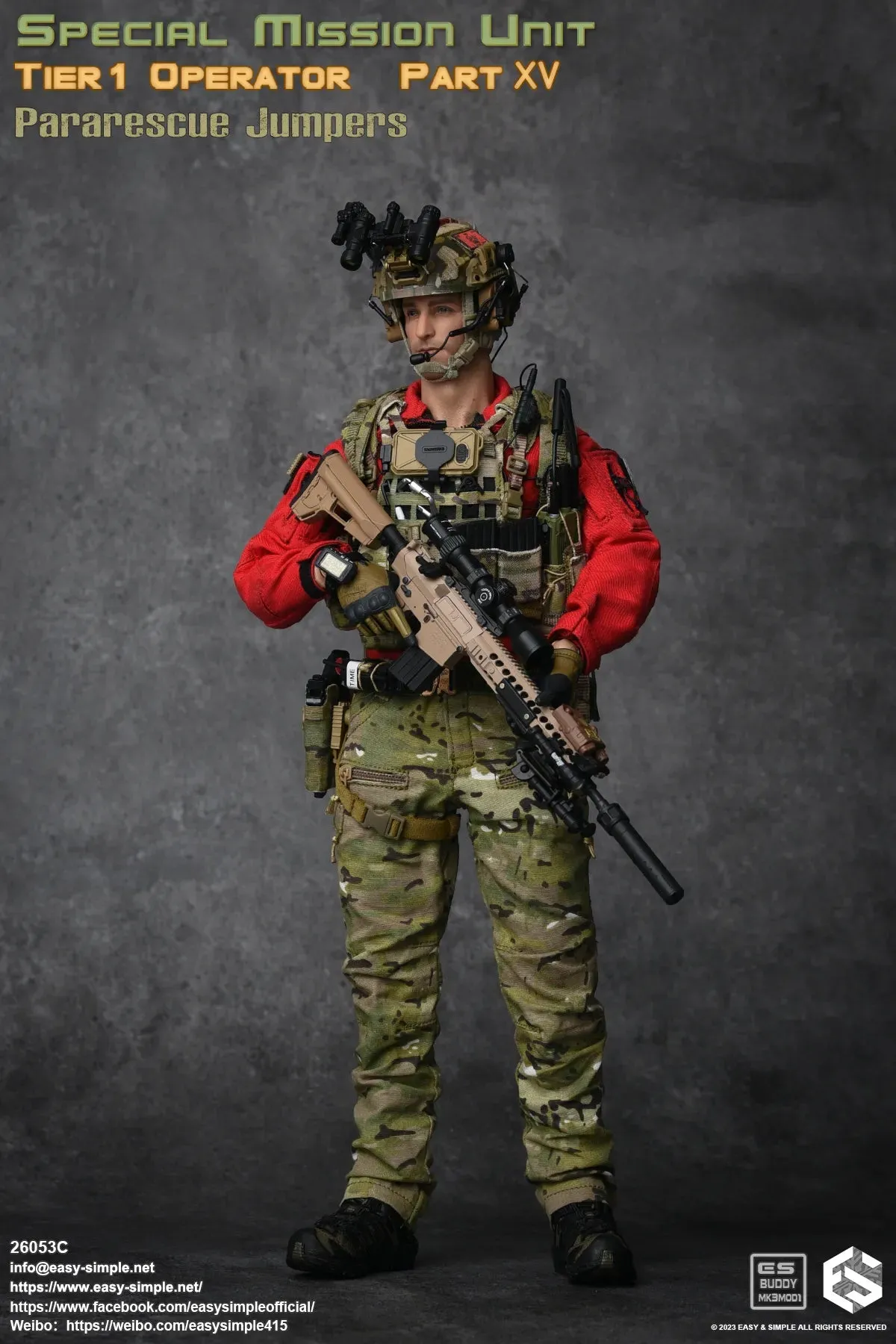 SMU Tier 1 Op. Pararescue Jumper - 40mm Grenade Launcher w/Holster