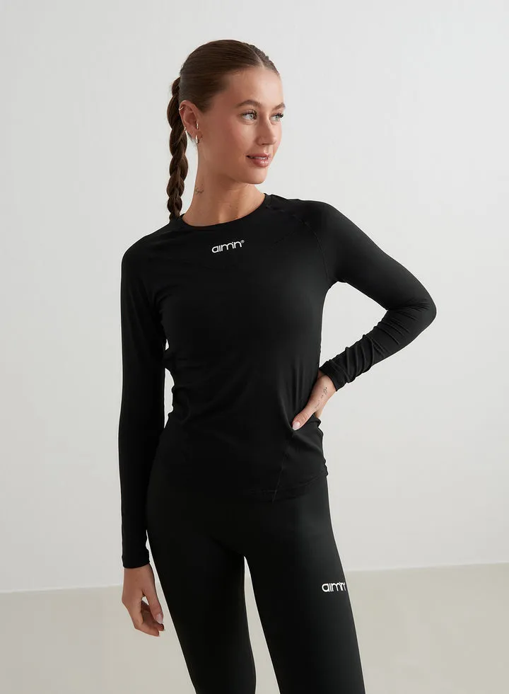 Soft Basic LS Top | Black