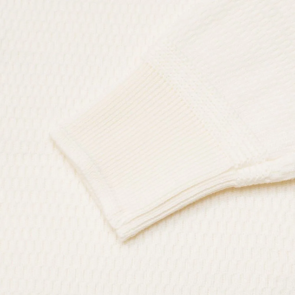 Stevenson Overall L/S Wool Thermal Off White