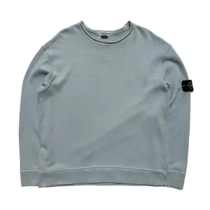 Stone Island Light Blue Pullover Jumper