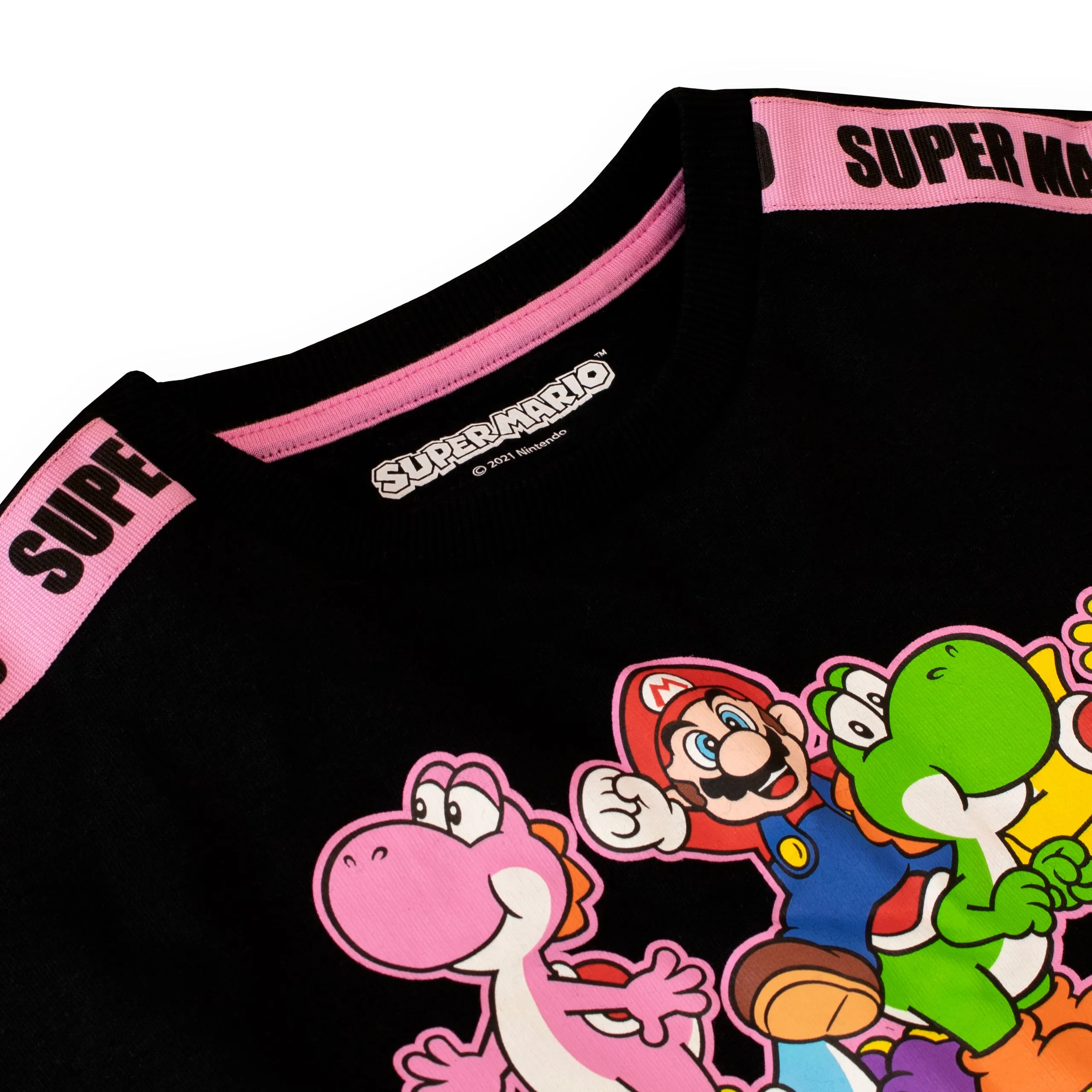 Super Mario Cropped Sweatshirt