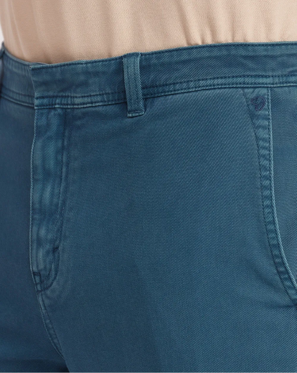 Tapered Fit Garment Dyed Chinos - French Navy