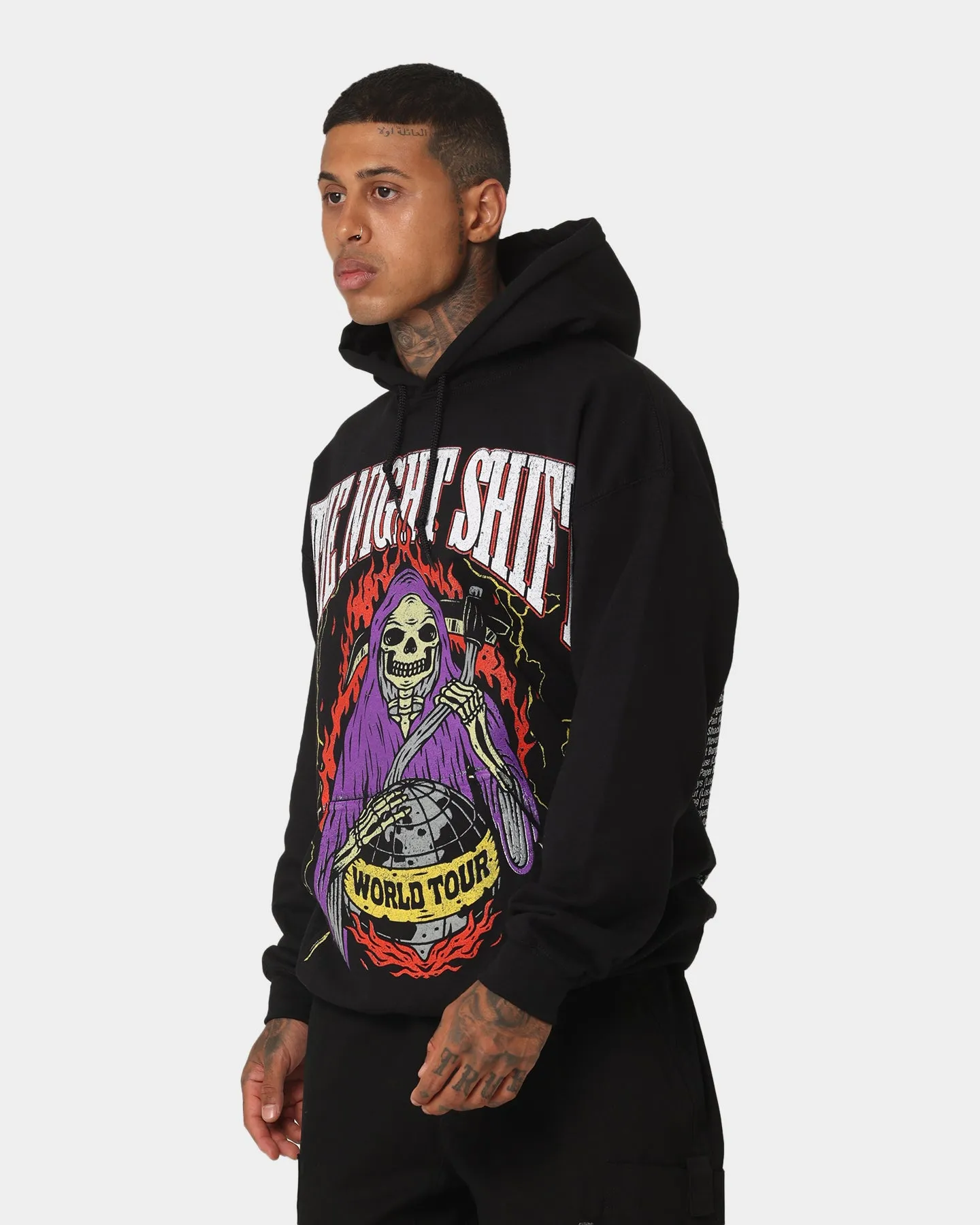 The Night Shift World Tour Hoodie Black