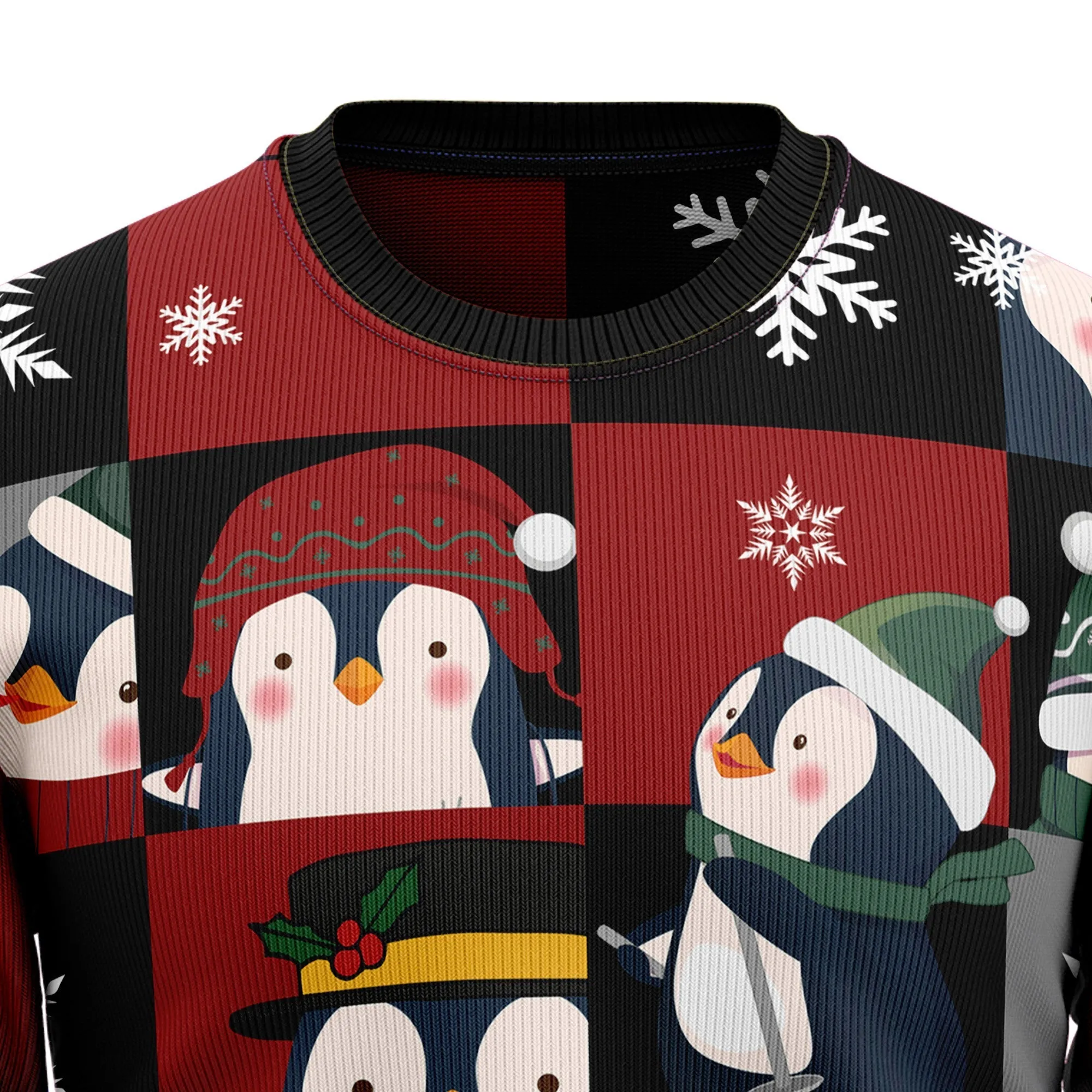 Ugly Sweater JulesRoche All-Over-Print Cotton Blend