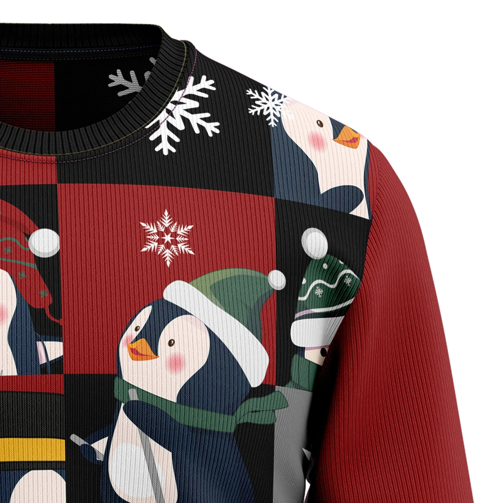 Ugly Sweater JulesRoche All-Over-Print Cotton Blend