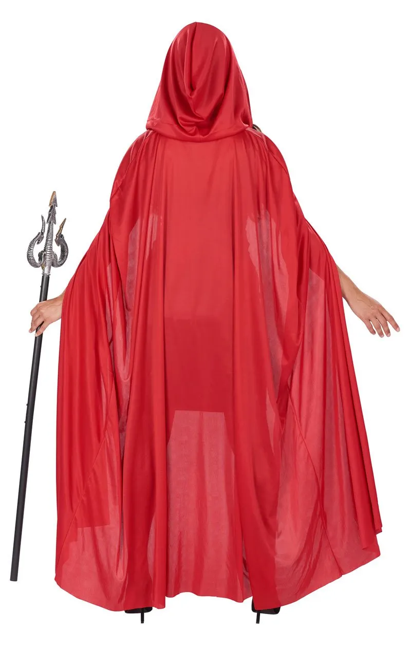 Unisex Red Cape Costume