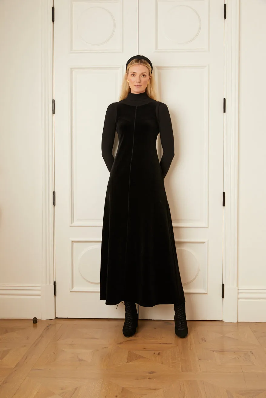 Velour Maxi Jumper and Turtleneck