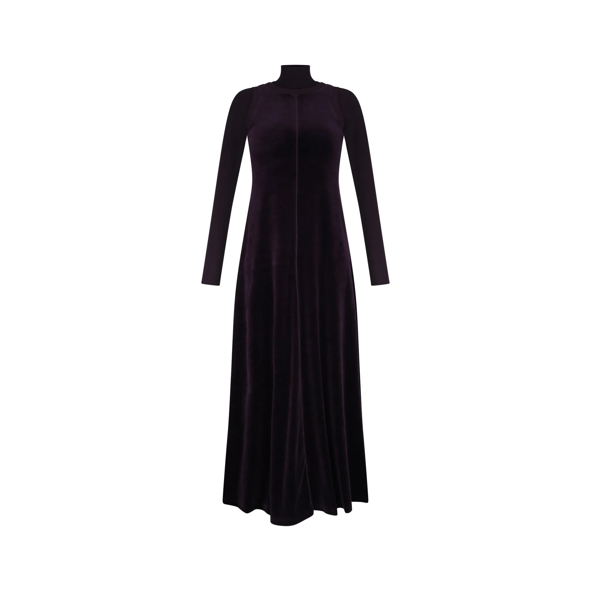 Velour Maxi Jumper and Turtleneck