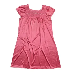 VINTAGE PINK BABYDOLL MIDI SLIP DRESS