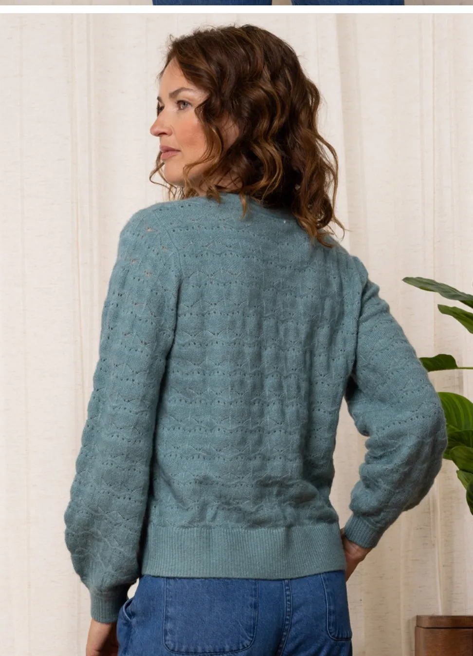 Virginia Pointelle Knit Jumper