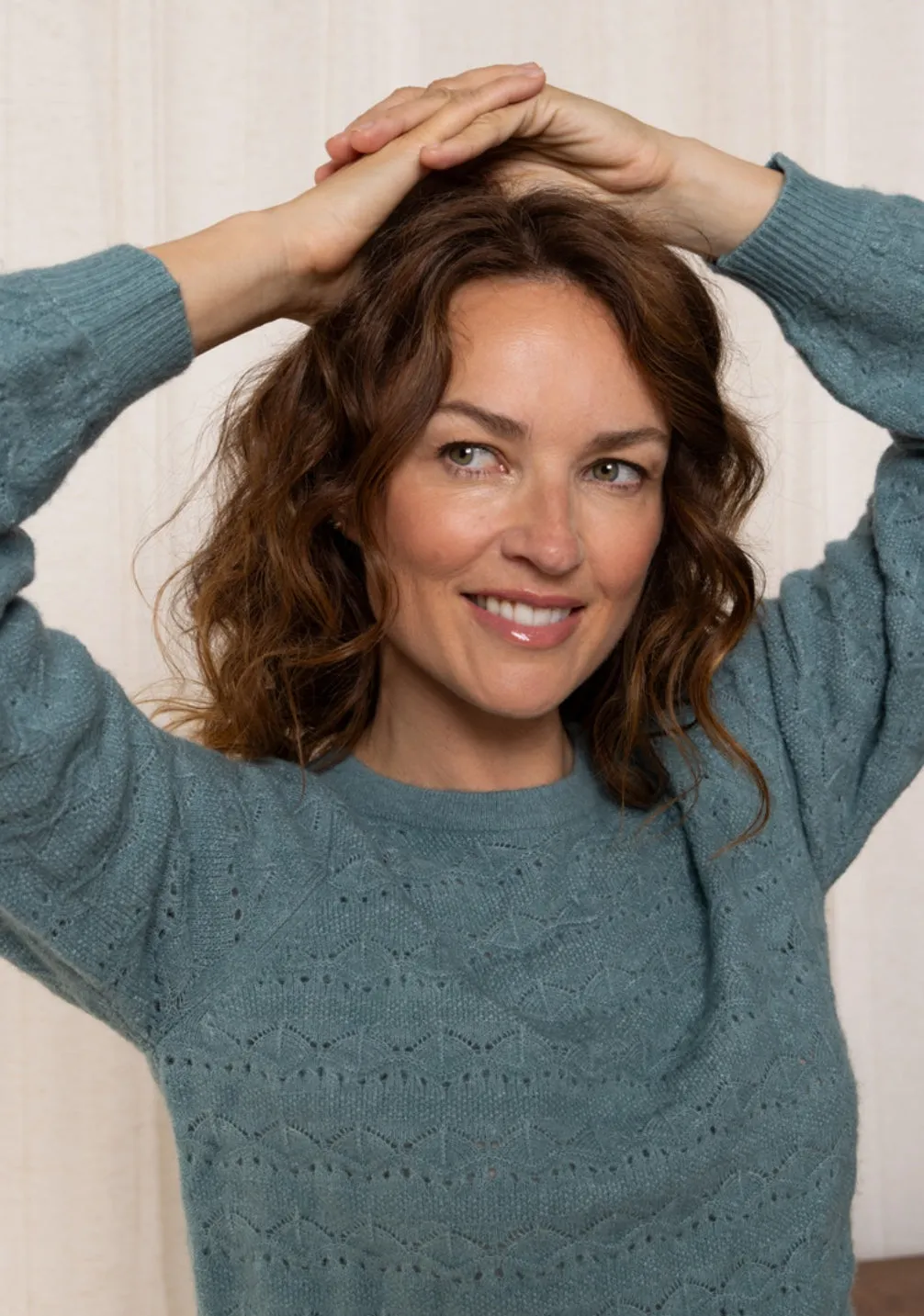 Virginia Pointelle Knit Jumper