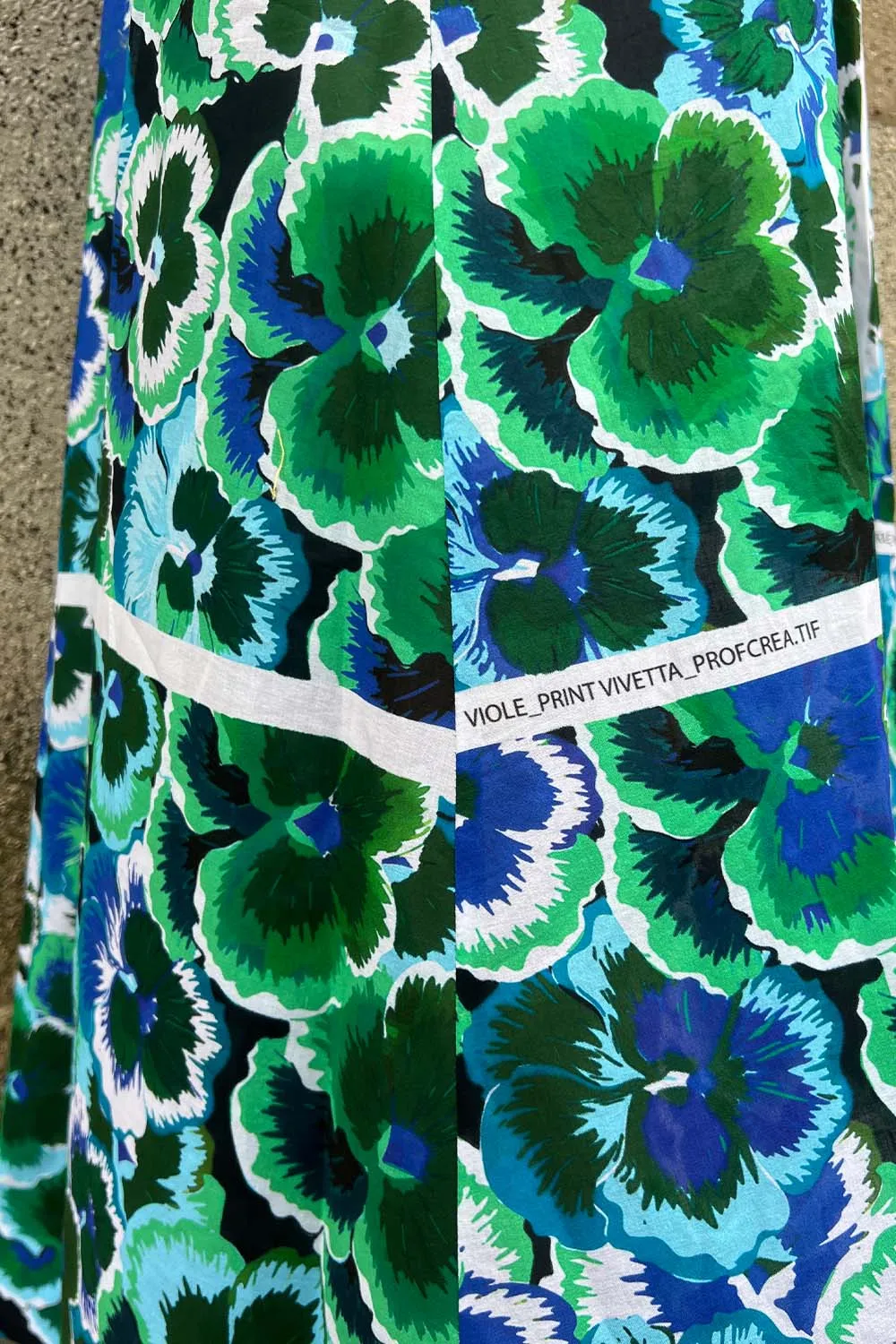 Vivetta - Maxi Skirt: Pansy Print