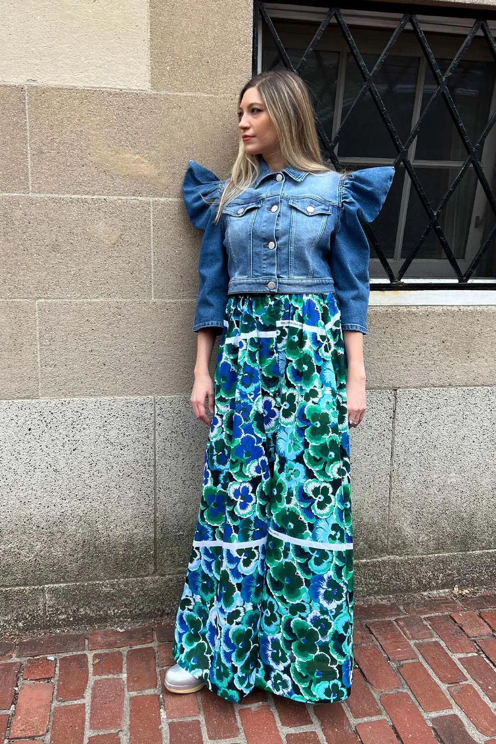 Vivetta - Maxi Skirt: Pansy Print