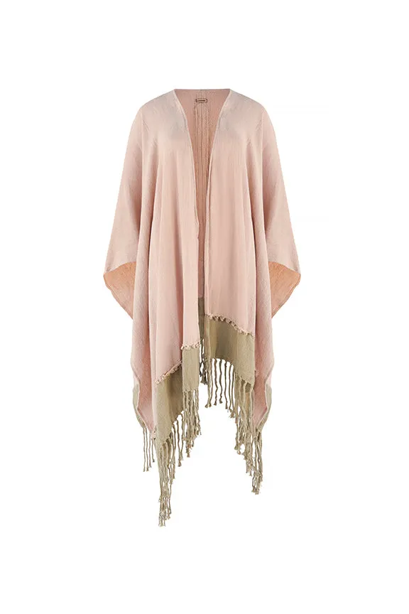 WANPU COTTON JUTE ANTIQUE ROSE / SEPIA TINT