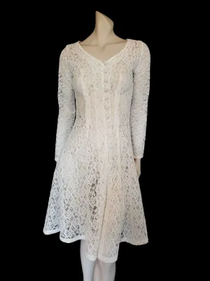 White Lace Dress by Senrera - S