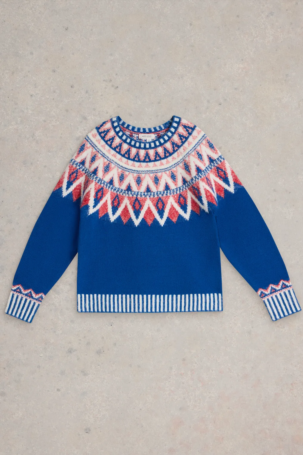 White Stuff Sapphire Fairisle Jumper