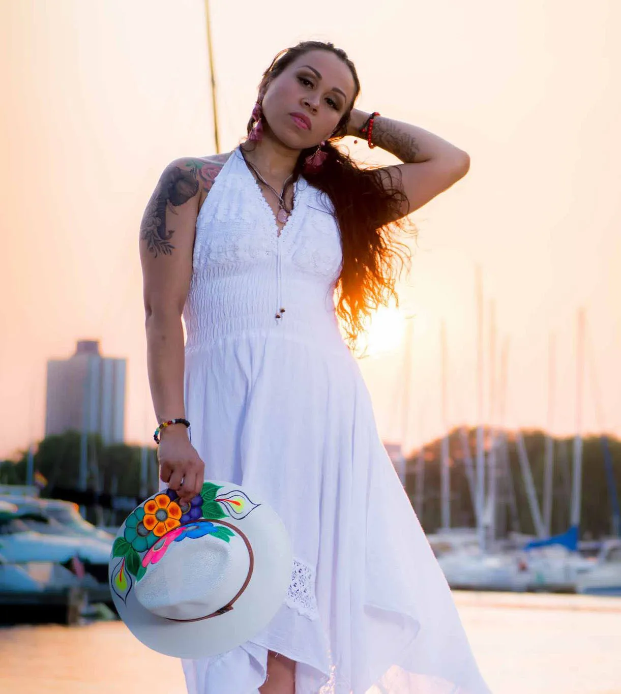 White Summer Pima Cotton Dress