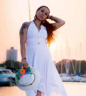 White Summer Pima Cotton Dress
