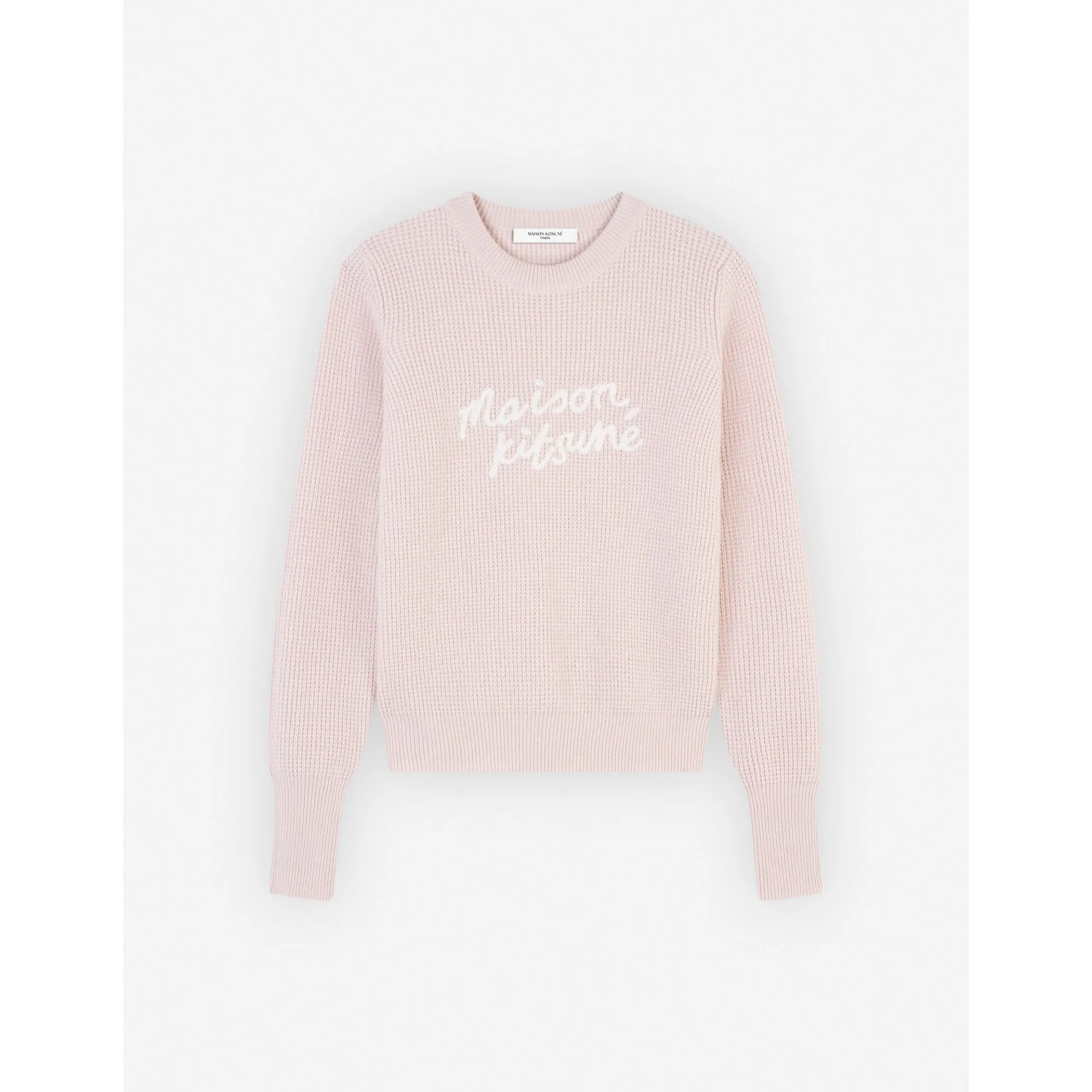 Women Maison Kitsune Handwriting Comfort Jumper - Pale Pink