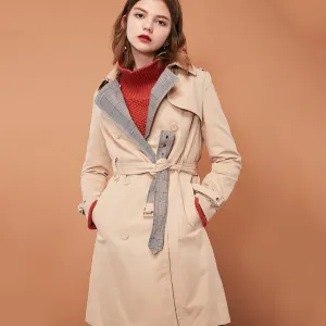 Women's Casual Double Breasted Coat